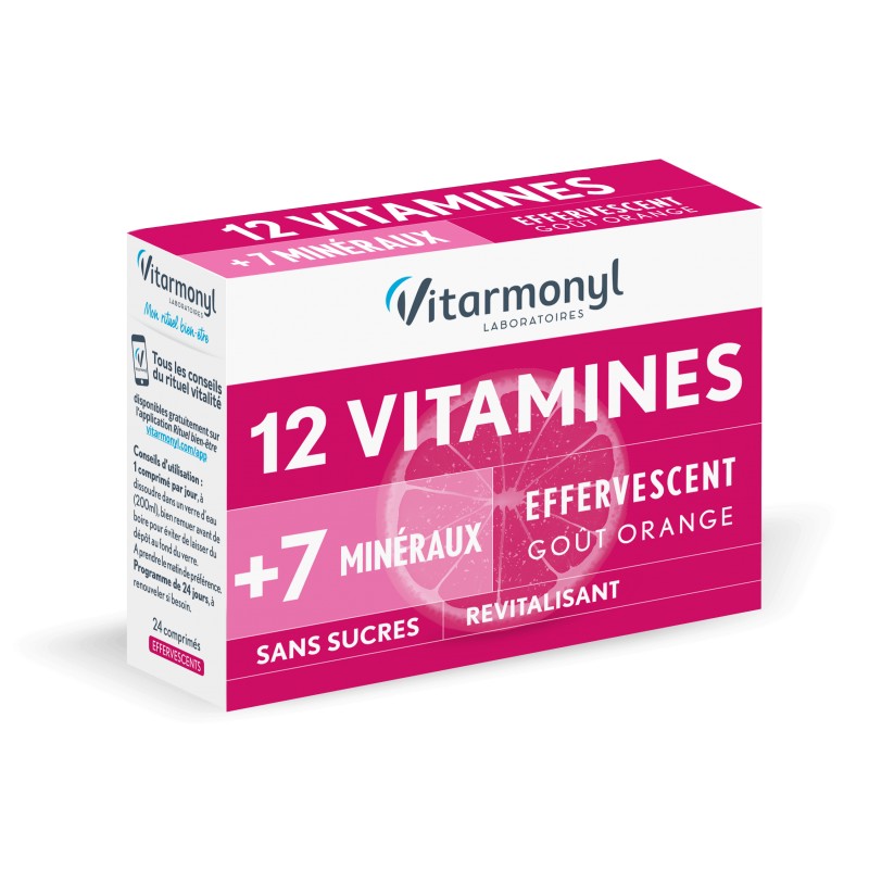 Multivitamines - 12 vitamines + 7 oligo-éléments 30 Comprimés