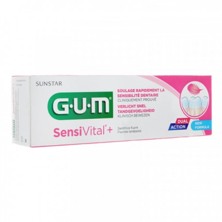 Gum gel dentifrice sensivital 75 ML