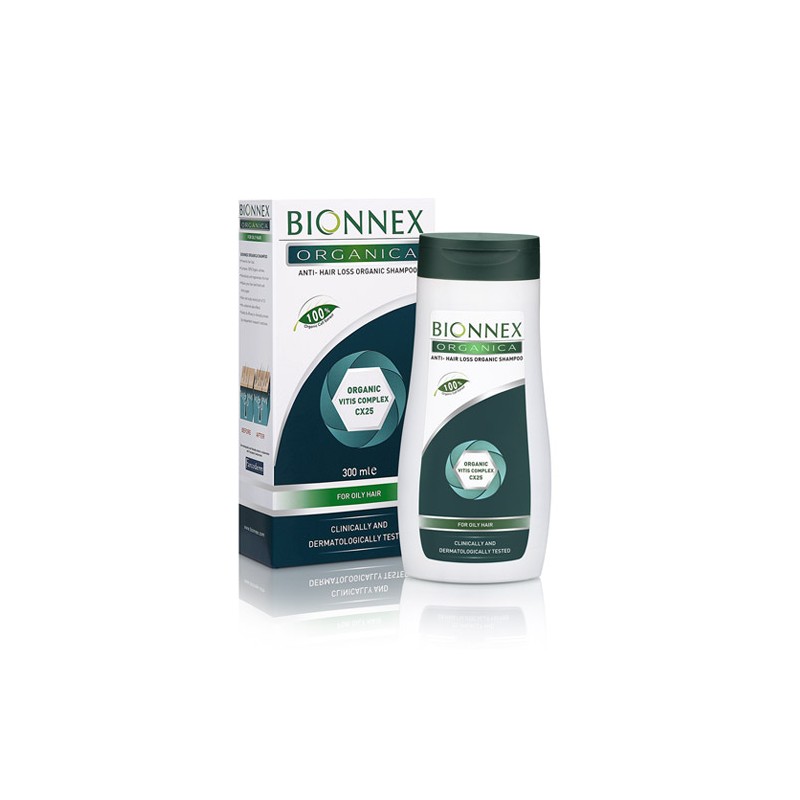 Bionnex shampoing antichute bio pour cheveux gras 300 ML