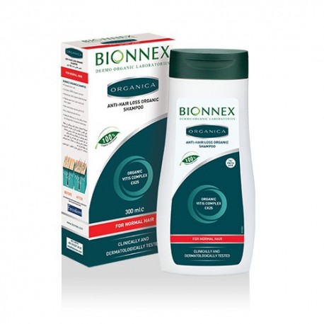 Bionnex shampoing antichute bio pour cheveux normaux 300 ML