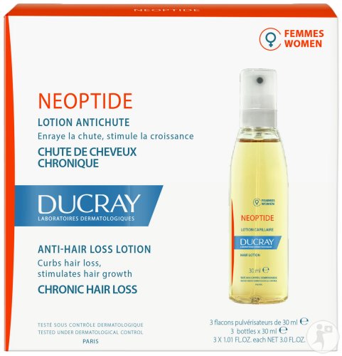 Ducray neoptide lotion antichute femmes 3 flacons spray 30 ML
