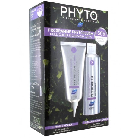 Phyto duo phytosquam cheveux secs 100 Kit