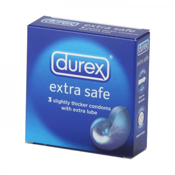 Durex extra safe 3's