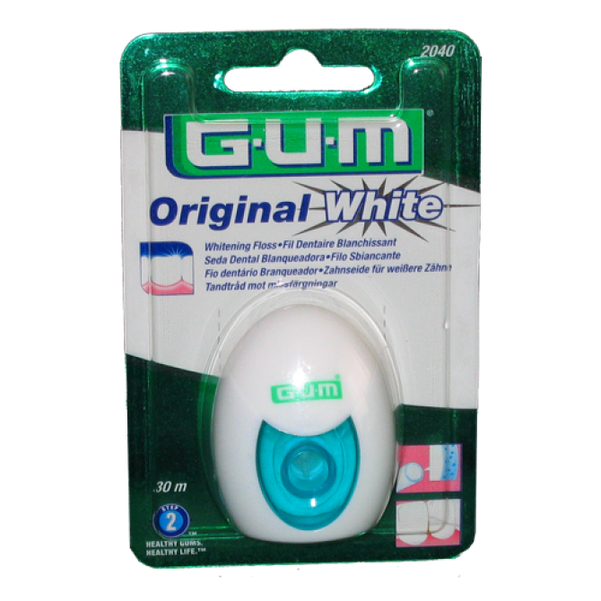Gum 2040 original white fil dentaire blanchissant