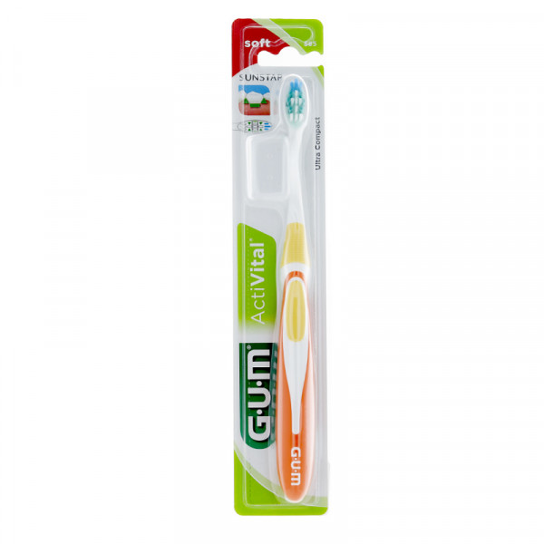 Gum activital brosse à dents ultra compacte souple 585