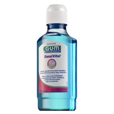 Gum sensivital bain de bouche sans alcool 300 ML