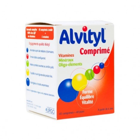 Alvityl comprimé, enrobés 40 Comprimés