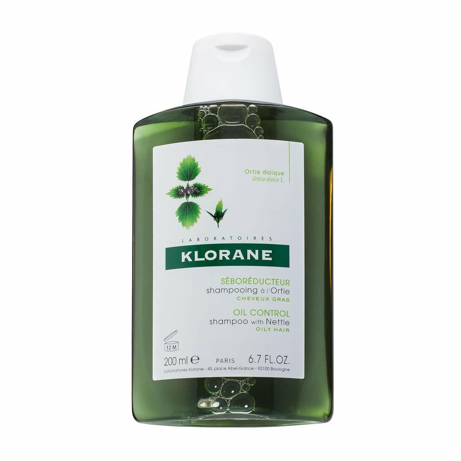 Klorane shampooing traitant séborégulateur à l'ortie blanche 200 ML