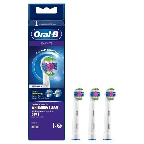 Oral b reharge 3 d white 3 Unités