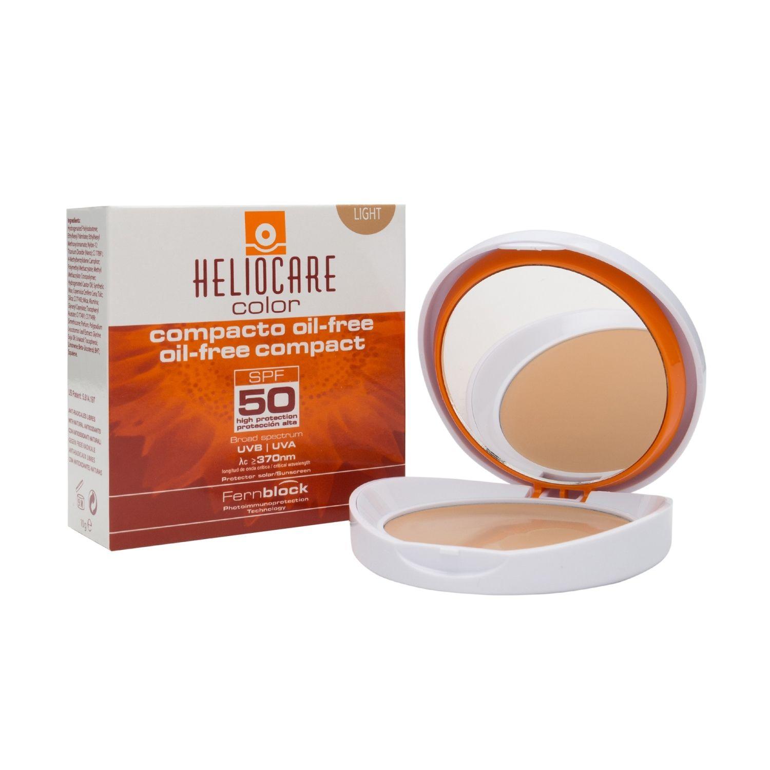 Heliocare color compact spf 50+ oil-free Light 10 gr