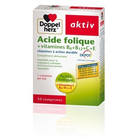 Aktiv acide folique 30 Comprimés