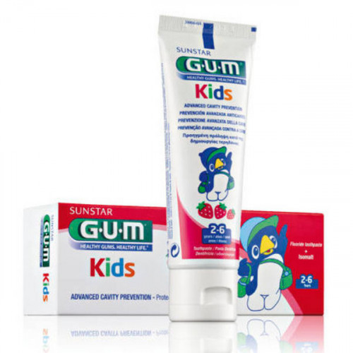 Gum dentifrice kids fraise enfant 2/6 ans 50 ML