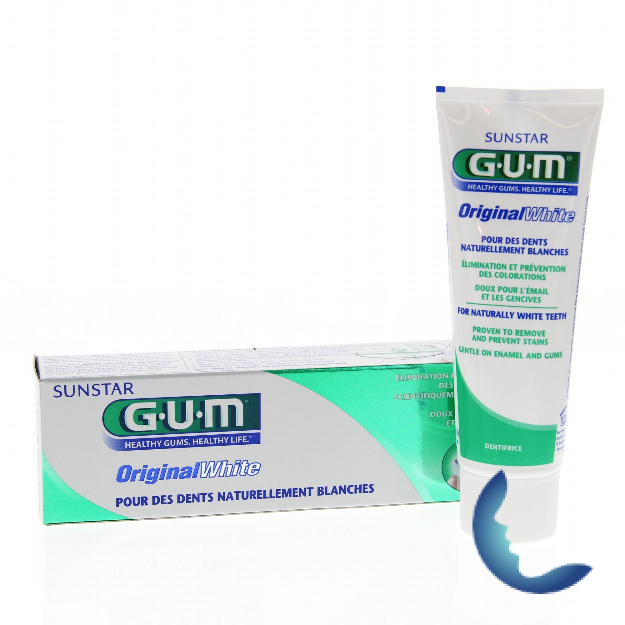 Gum dentifrice original white 75 ML