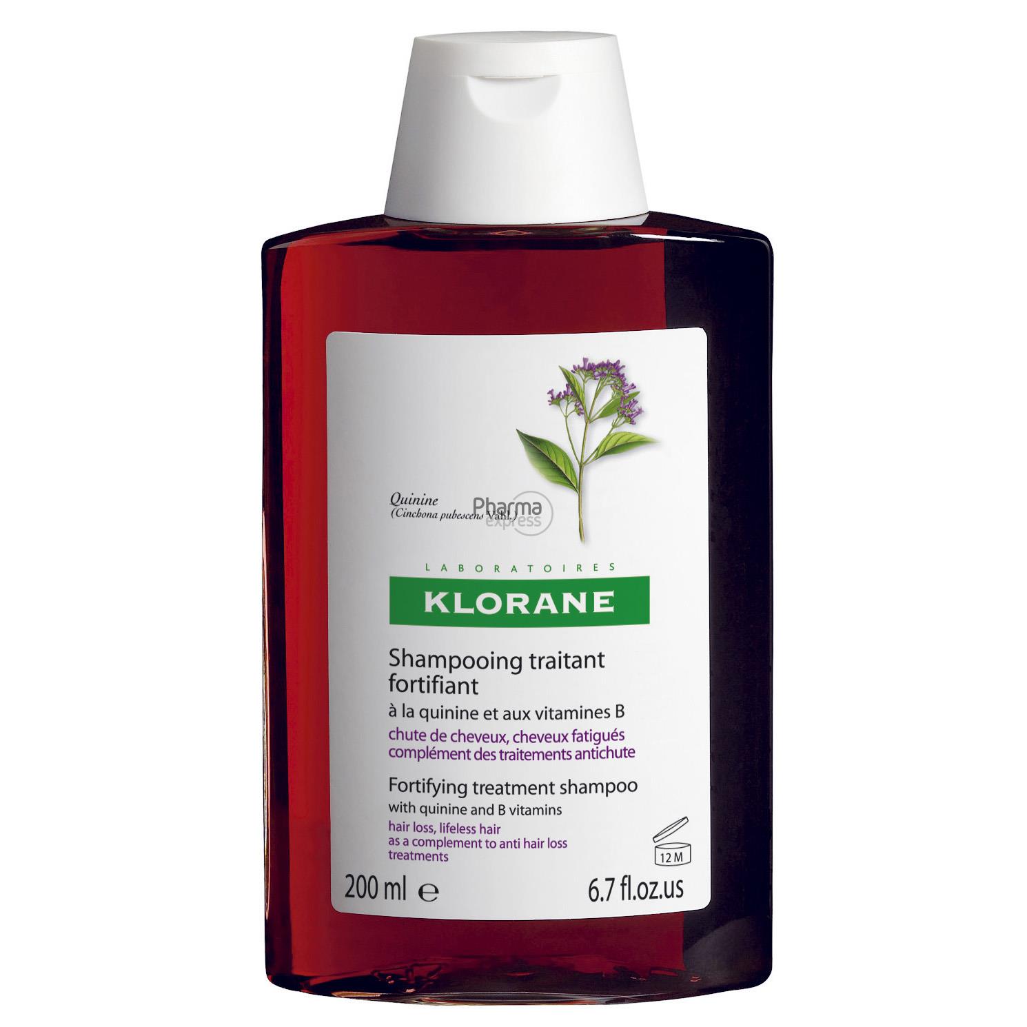 Klorane shampooing traitant fortifiant à la quinine et aux vitamines b 200 ML