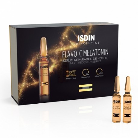 Isdin flavo-c melatonin serum reparateur nuit 10x2 ML