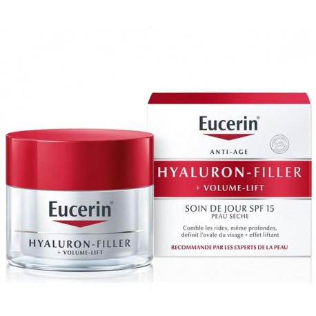 Eucerin hyaluron-filler soin de jour spf 15 peau sèche 50 ML