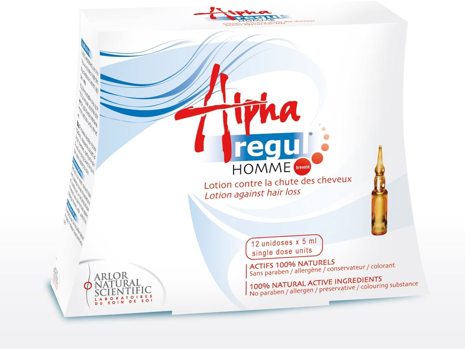 Alpharegul anti chute lotion homme 12 x 5 ML