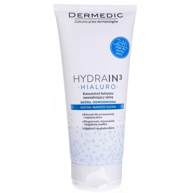 Dermedic hydrain 3 lotion hydratante peaux sèches 200 ML