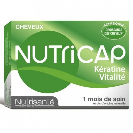 Nutricap cheveux et ongles keratine vitalite 30 Capsules