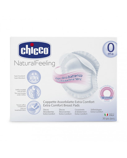 Chicco coussinets d'allaitement 0 mois +