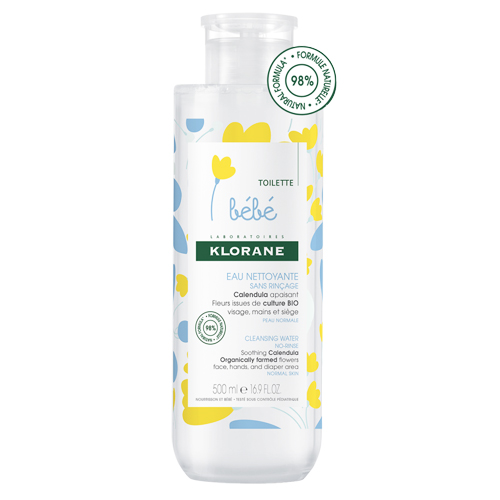 Klorane bébé - eau nettoyante micellaire sans rinçage 500ml 100 ML