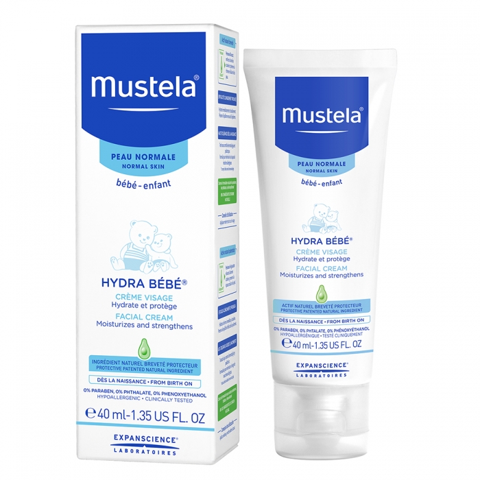 Mustela bebe hydra bebe creme visage 40 ML