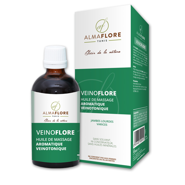 Almaflore veinoflore huile de massage veinotonique 50 ML