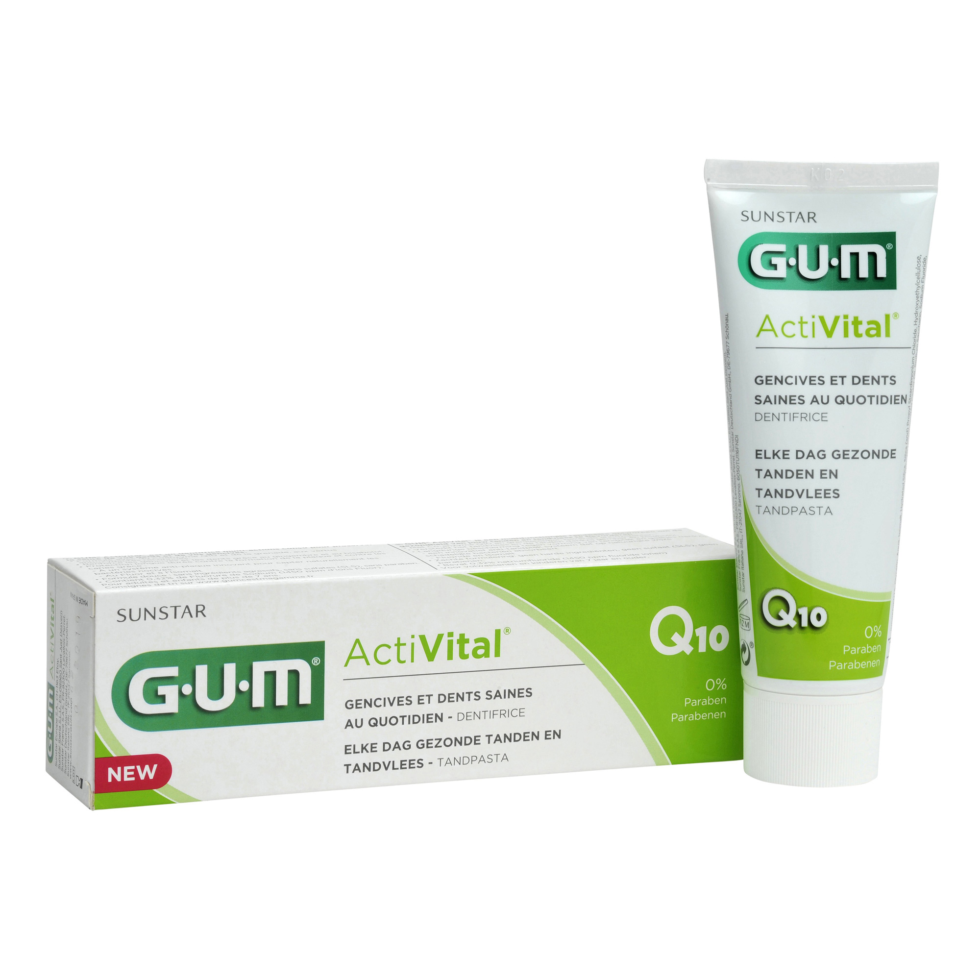 Gum activital gel dentifrice