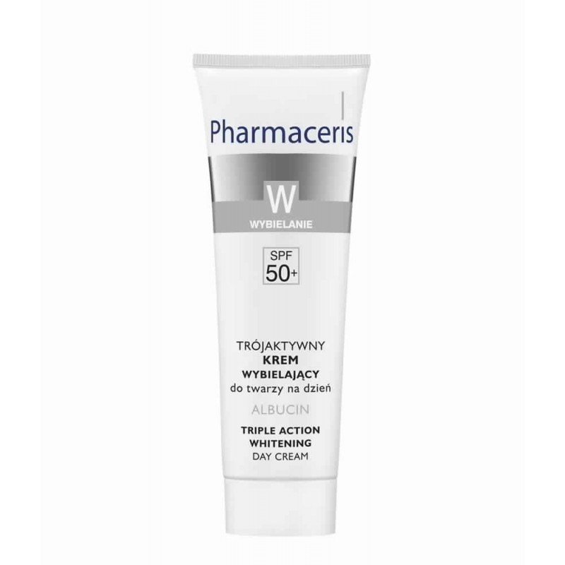 Pharmaceris triple action whitening day cream spf 50+ albucin 30 ML