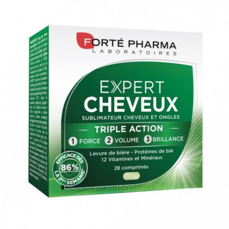 Forté pharma expert cheveux 3 en 1 28 Comprimés