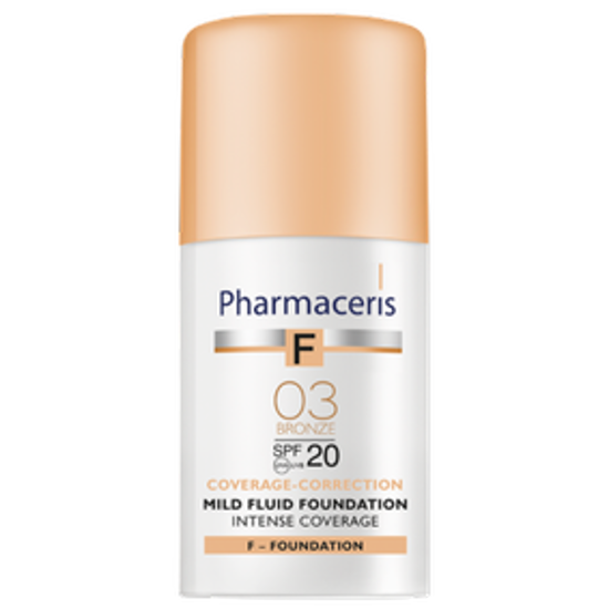 Pharmaceris intense coverage - mild fluid foundation spf20 Bronze 03, 30 ML