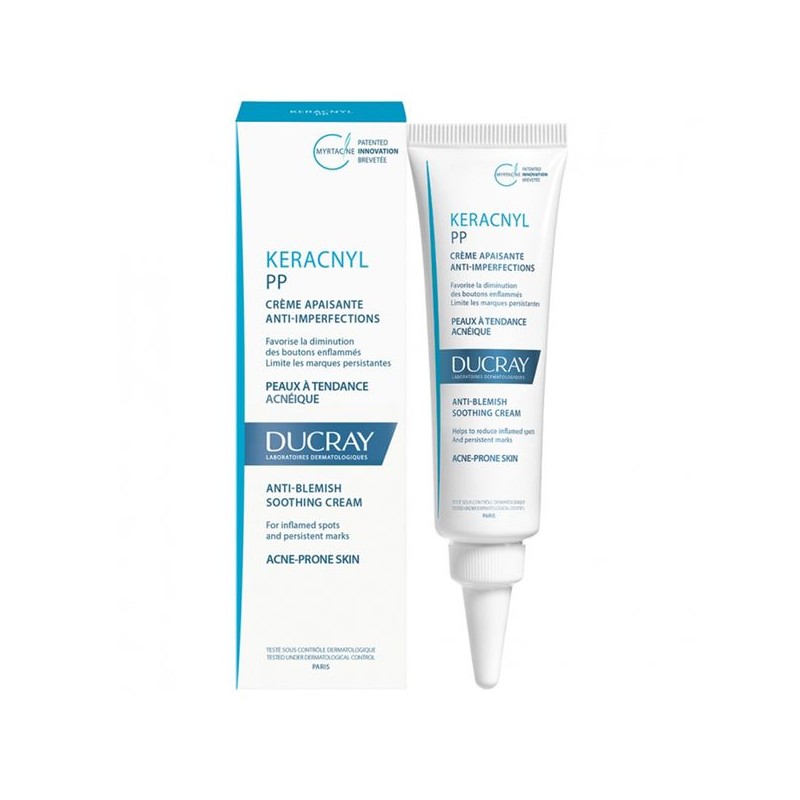 Ducray keracnyl pp crème apaisante anti-imperfections 30 ML