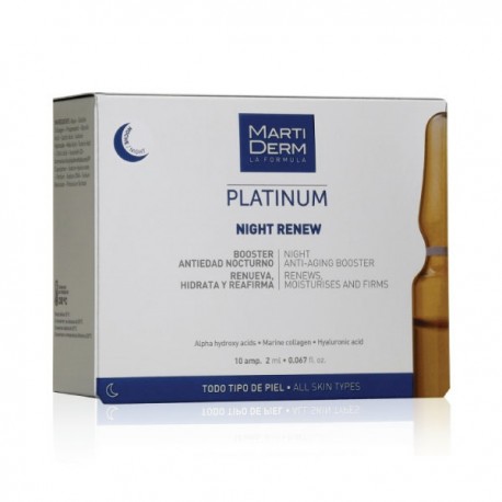 Martiderm platinum night renew 10 ampoules