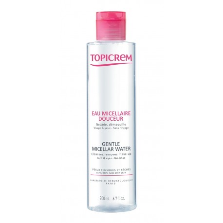 Topicrem eau nettoyante douceur visage & yeux 200 ML