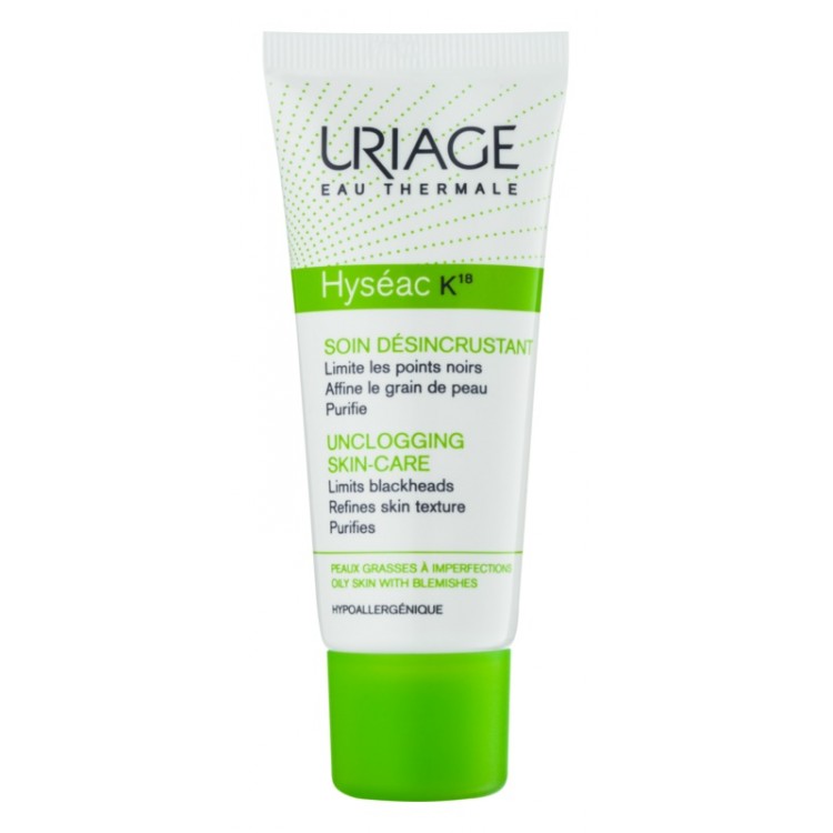 Uriage hyséac k18 soin désincrustant 40 ML