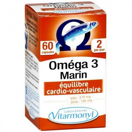 Vitarmonyl oméga 3 60 Capsules