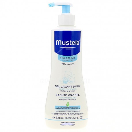 Mustela gel lavant doux flacon pompe 500 ML